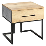 Тумба прикроватная с ящиком в стиле лофт Urban Style Space 2 варинант исполнения - 2 | Loft Concept в Новосибирске