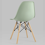 Пластиковый стул на ножках из массива бука Eames Mint варинант исполнения - 5 | Loft Concept в Новосибирске