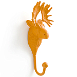 Настенный крючок голова оленя Deer Wall Hook Mustard варинант исполнения - 2 | Loft Concept в Новосибирске