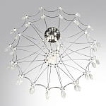 Люстра подвесная из металла с хрустальными прозрачными подвесками Quasar 81 варинант исполнения - 11 | Loft Concept в Новосибирске