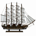 Декоративная модель деревянного тёмно-коричневого парусника в подарочной упаковке With The low варинант исполнения - 1 | Loft Concept в Новосибирске