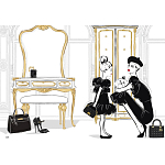 Megan Hess. Te Lttle Blk Dess варинант исполнения - 8 | Loft Concept в Новосибирске