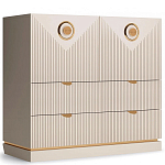 Комод с фактурным фасадом Satin Furniture варинант исполнения - 1 | Loft Concept в Новосибирске