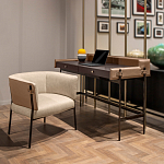 Письменный стол прямоугольный с 2-мя выдвижными ящиками Bristol варинант исполнения - 4 | Loft Concept в Новосибирске