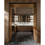 Кухонный гарнитур из массива дуба и камня Ratio Dada Engenereed варинант исполнения - 5 | Loft Concept в Новосибирске