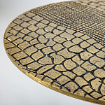 Кофейный столик с металлической столешницей Amphibian варинант исполнения - 3 | Loft Concept в Новосибирске