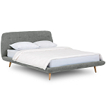 Кровать с мягким изголовьем Palmer Bed варинант исполнения - 10 | Loft Concept в Новосибирске