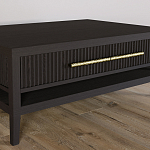 Кофейный стол Primo с двумя ящиками Темный орех варинант исполнения - 3 | Loft Concept в Новосибирске