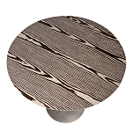 Стол барный круглый высокий с полосатым узором Zebroids варинант исполнения - 2 | Loft Concept в Новосибирске