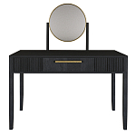 Туалетный Стол с зеркалом Primo Черный дуб варинант исполнения - 9 | Loft Concept в Новосибирске