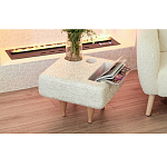 Керамический столик на деревянных ножках «Квадро» варинант исполнения - 7 | Loft Concept в Новосибирске