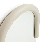 Зеркало овальное Curved Furniture бежевое варинант исполнения - 2 | Loft Concept в Новосибирске