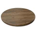 Стол журнальный c коричневой круглой столешницей на трех металлических ножках Charm Coffee Table варинант исполнения - 2 | Loft Concept в Новосибирске