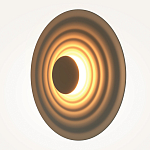 Бра круглое Soft Halo серый варинант исполнения - 3 | Loft Concept в Новосибирске