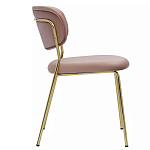 Стул Singer Chair без подлокотников Розовый Велюр варинант исполнения - 2 | Loft Concept в Новосибирске