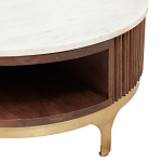 Круглый кофейный стол Sadie Round Coffee Table варинант исполнения - 2 | Loft Concept в Новосибирске