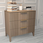 Комод коричневого цвета с 3-мя ящиками Harper Line варинант исполнения - 2 | Loft Concept в Новосибирске