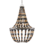 Люстра каплевидной формы с подвесками в виде декоративных бусин Flat Beads варинант исполнения - 3 | Loft Concept в Новосибирске