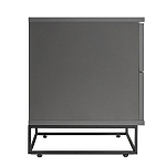 Тумба прикроватная цвета графит с ящиками Strict Lines варинант исполнения - 6 | Loft Concept в Новосибирске