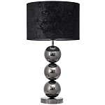 Настольная лампа с основанием в виде металлических сфер Balance Table Lamp Black варинант исполнения - 1 | Loft Concept в Новосибирске