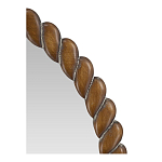 Зеркало с текстурной рамой из натурального дерева  Pine Wall Mirror варинант исполнения - 4 | Loft Concept в Новосибирске