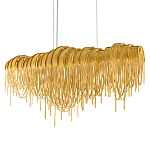 Люстра подвесная с металлическими дугами и длинными цепочками 115 см Atlantis Chain варинант исполнения - 1 | Loft Concept в Новосибирске