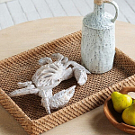 Статуэтка краб с детализированной текстурой в белом цвете Marine Accessories варинант исполнения - 6 | Loft Concept в Новосибирске