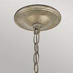 Люстра серебряного цвета с состаренным эффектом и декоративным подвесным шаром Kichler варинант исполнения - 9 | Loft Concept в Новосибирске