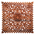 Панно из дерева квадратное Tracery Panel With Trees варинант исполнения - 1 | Loft Concept в Новосибирске