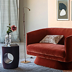 Приставной столик черного цвета AMORPHOUS варинант исполнения - 5 | Loft Concept в Новосибирске