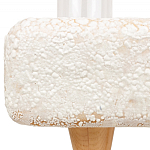 Керамический столик на деревянных ножках «Квадро» варинант исполнения - 5 | Loft Concept в Новосибирске