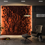 Барельеф RHINOCER варинант исполнения - 1 | Loft Concept в Новосибирске