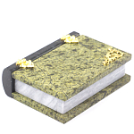 Шкатулка в виде книги из натурального камня змеевик Stone Casket варинант исполнения - 2 | Loft Concept в Новосибирске