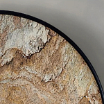 Бра с каменным диском в металлической раме Sandstone Painting варинант исполнения - 4 | Loft Concept в Новосибирске