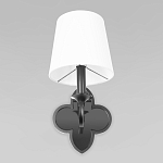 Бра с белым текстильным абажуром и фигурным основанием с зеркальной вставкой Vitorino варинант исполнения - 10 | Loft Concept в Новосибирске