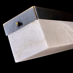 Подвесной светильник линейный из натурального камня Perfection of Geometry варинант исполнения - 7 | Loft Concept в Новосибирске