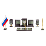 Настольный письменный набор из нефрита на ножках Executive Recruitment варинант исполнения - 1 | Loft Concept в Новосибирске