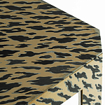 Дизайнерский кофейный стол с рисунком леопард Neytiri Beige Leopard варинант исполнения - 2 | Loft Concept в Новосибирске