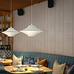 Подвесной вязаный белый светильник «Звезда Востока 01» варинант исполнения - 2 | Loft Concept в Новосибирске