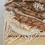 Большая Абстрактное Панно из веток и нитей Dryad Wall Art варинант исполнения - 3 | Loft Concept в Новосибирске