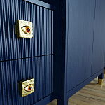 Большой шкаф с витриной Elsa Dreams Blue варинант исполнения - 5 | Loft Concept в Новосибирске