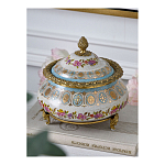 Шкатулка фарфоровая с цветочной росписью Eden Garden варинант исполнения - 5 | Loft Concept в Новосибирске