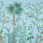 Обои ручная роспись Amazonia Duck Egg варинант исполнения - 1 | Loft Concept в Новосибирске