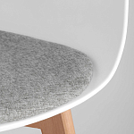 Стул из пластика с мягким сиденьем Eames варинант исполнения - 8 | Loft Concept в Новосибирске