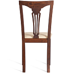 Стул деревянный с узором ручной работы Espresso варинант исполнения - 6 | Loft Concept в Новосибирске