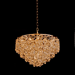 Люстра каскадная с подвесками в форме колец Galaxy of Light варинант исполнения - 2 | Loft Concept в Новосибирске