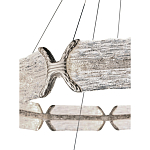 Люстра с 2-мя кольцами с текстурным природным рисунком IceFlame варинант исполнения - 7 | Loft Concept в Новосибирске