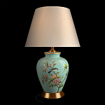 Настольная лампа голубая с изображением птиц Slip Away варинант исполнения - 8 | Loft Concept в Новосибирске