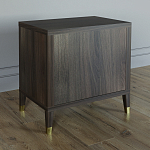 Тумба прикроватная с двумя ящиками Elsa Dreams Walnut варинант исполнения - 4 | Loft Concept в Новосибирске