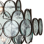 Люстра с каскадом из круглых стеклянных дисков Small Round Sequins варинант исполнения - 1 | Loft Concept в Новосибирске